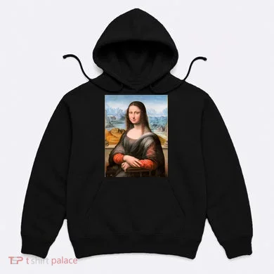 Vibrant Mona Lisa Hoodie