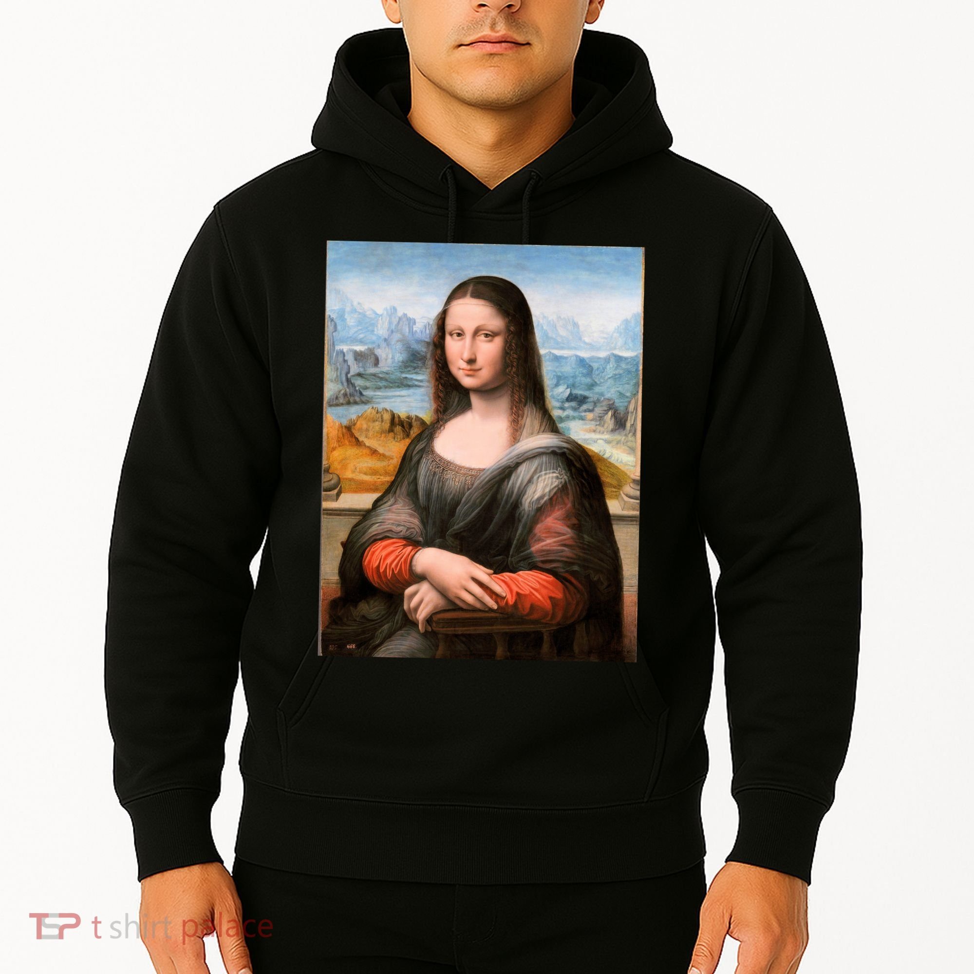 Vibrant Mona Lisa Hoodie