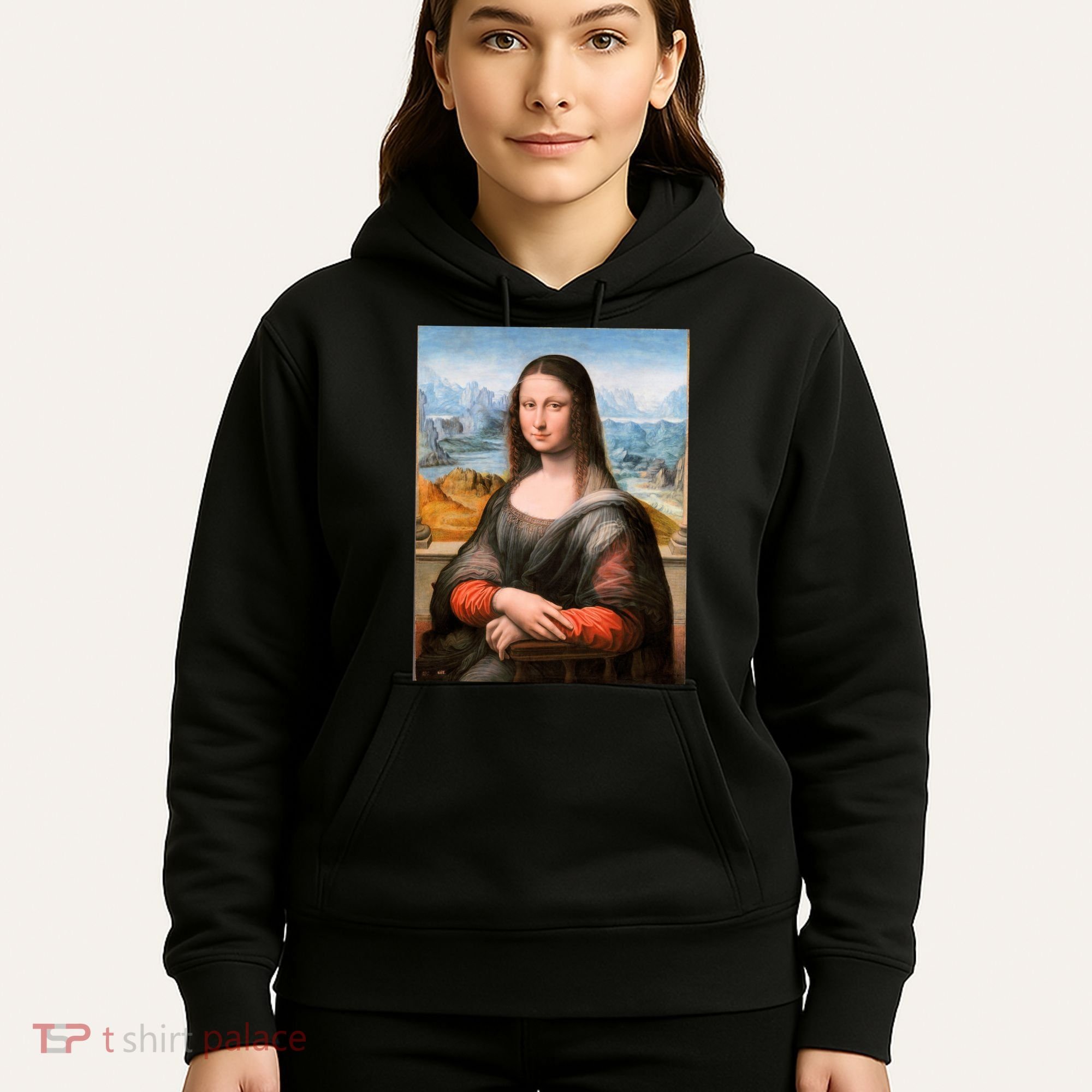 Vibrant Mona Lisa Hoodie