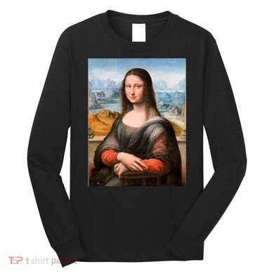 Vibrant Mona Lisa Long Sleeve Shirt