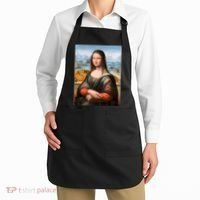 Vibrant Mona Lisa Apron thumb 2