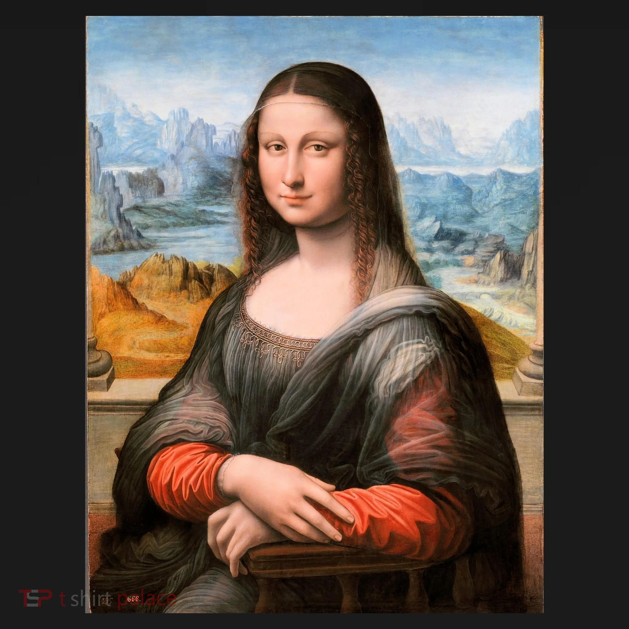 Vibrant Mona Lisa Sweatshirt