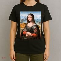 Vibrant Mona Lisa T-Shirt thumb 4