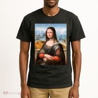 Vibrant Mona Lisa Tall T-Shirt thumb 2