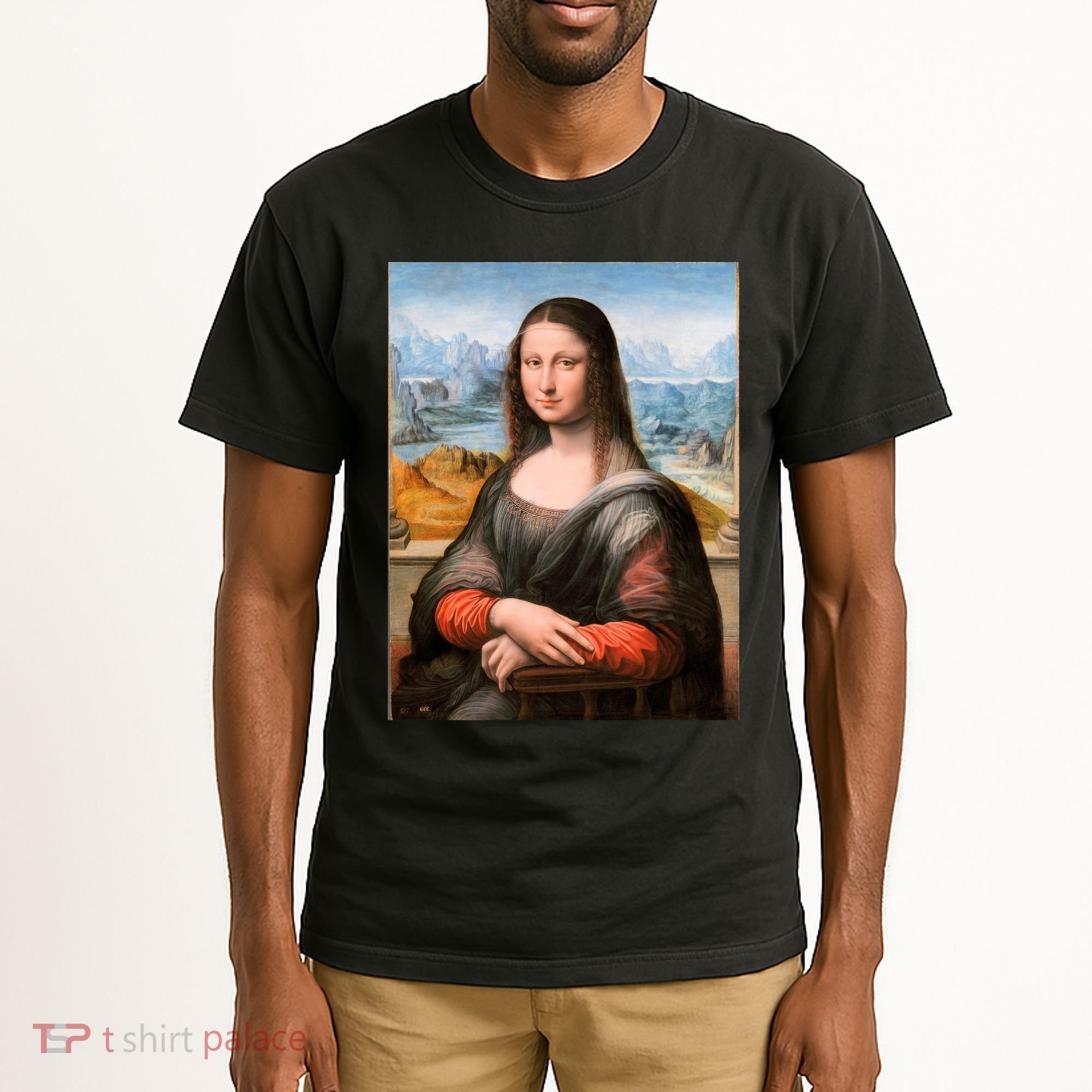 Vibrant Mona Lisa Tall T-Shirt