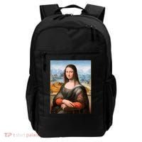 Vibrant Mona Lisa Backpack thumb 0