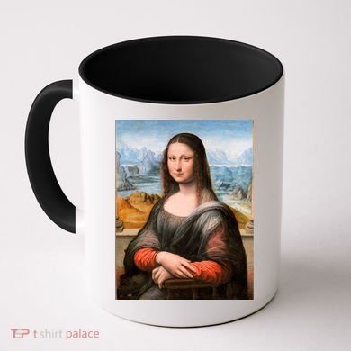 Vibrant Mona Lisa Coffee Mug