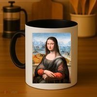 Vibrant Mona Lisa Coffee Mug thumb 4