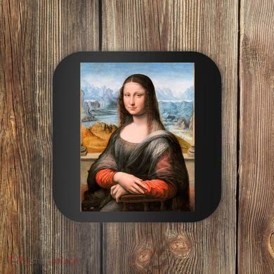 Vibrant Mona Lisa Coaster