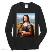 Vibrant Mona Lisa Tall Long Sleeve Shirt thumb 0