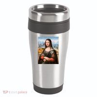 Vibrant Mona Lisa 16oz Travel Tumbler thumb 0