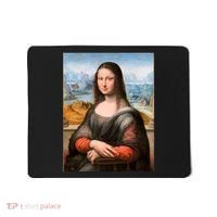 Vibrant Mona Lisa Mousepad thumb 0
