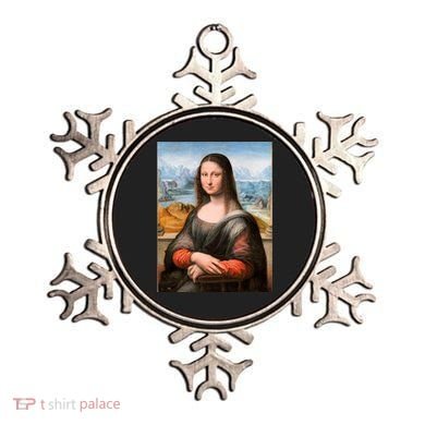 Vibrant Mona Lisa Ornament