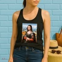 Vibrant Mona Lisa Women's Tank Top thumb 2