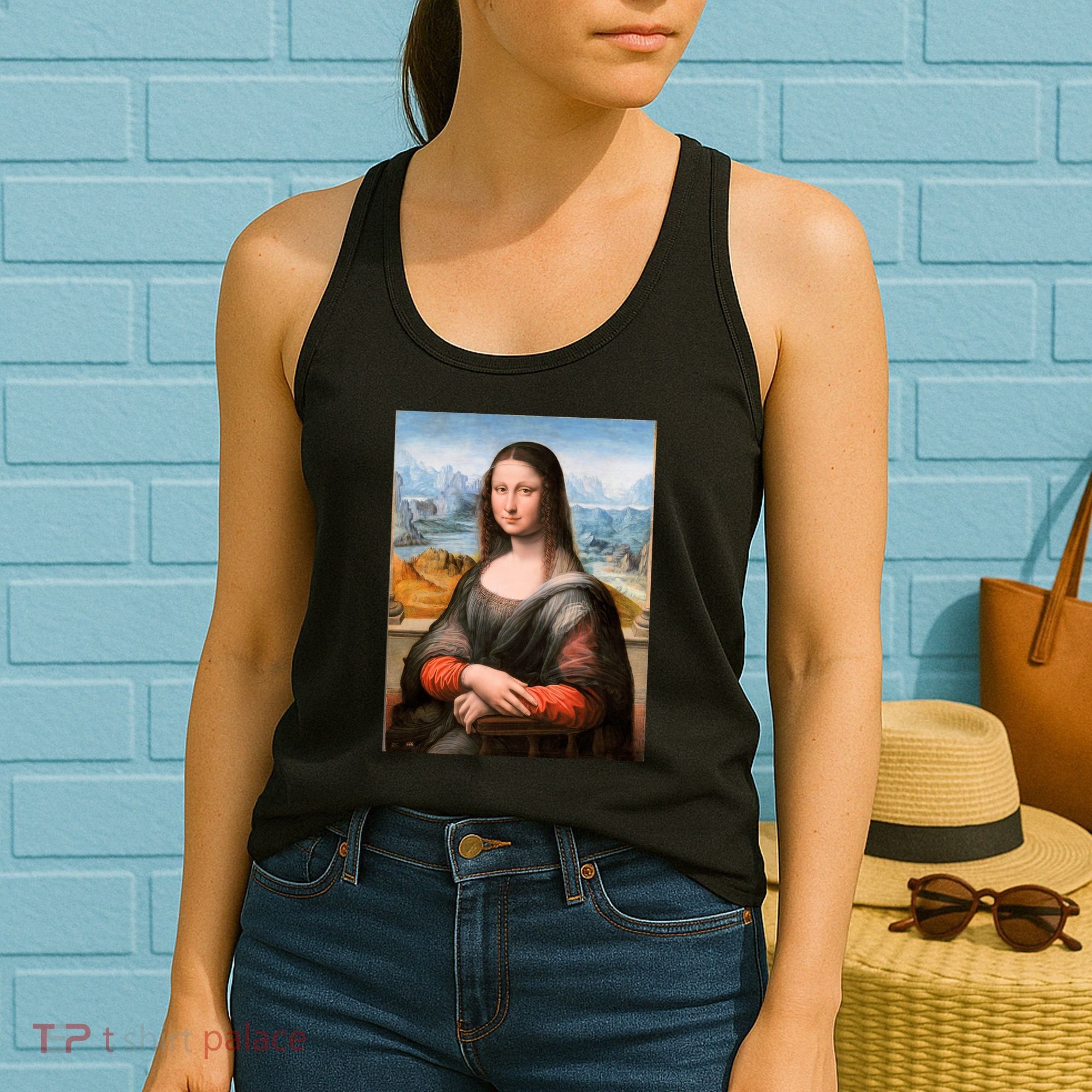 Vibrant Mona Lisa Women's Tank Top
