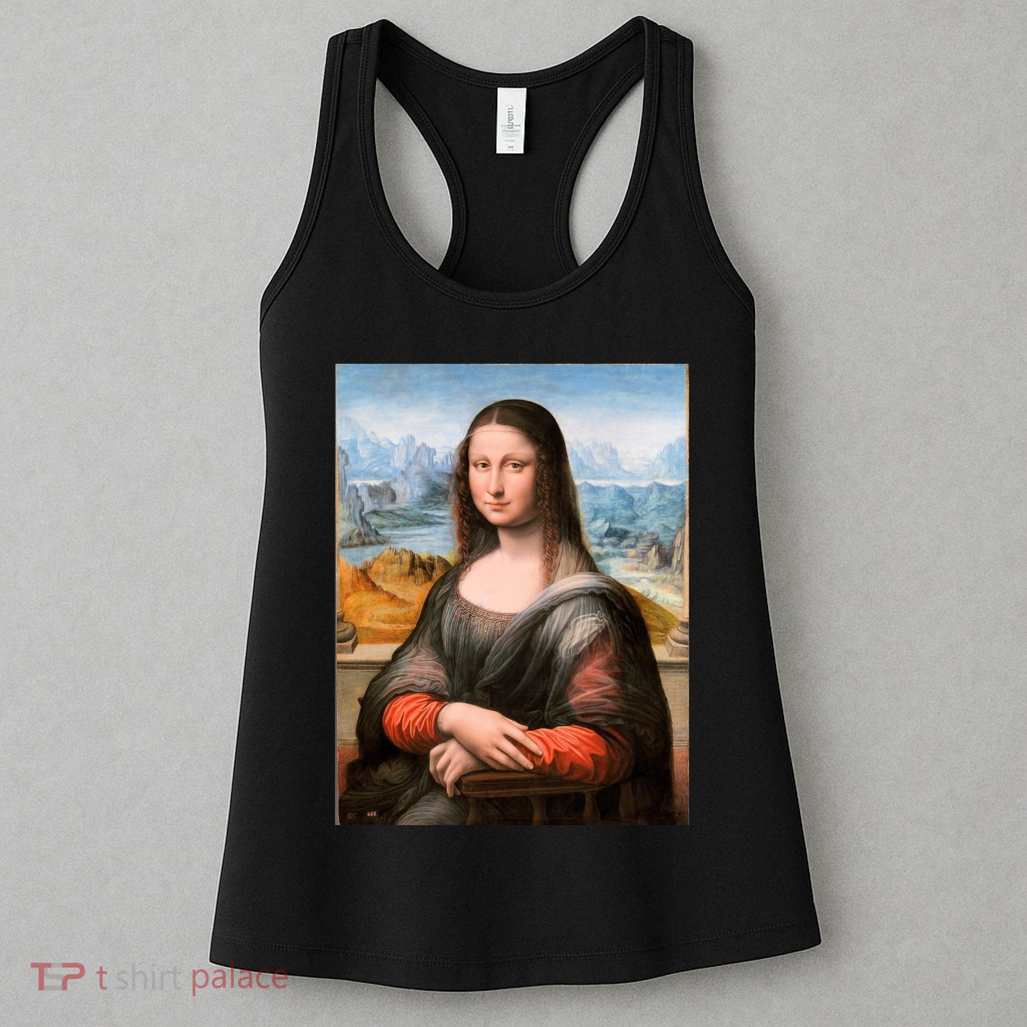 Vibrant Mona Lisa Women's Tank Top