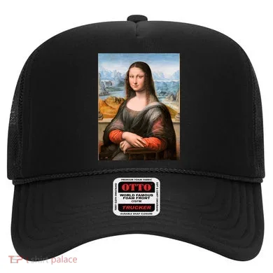 Vibrant Mona Lisa Hat