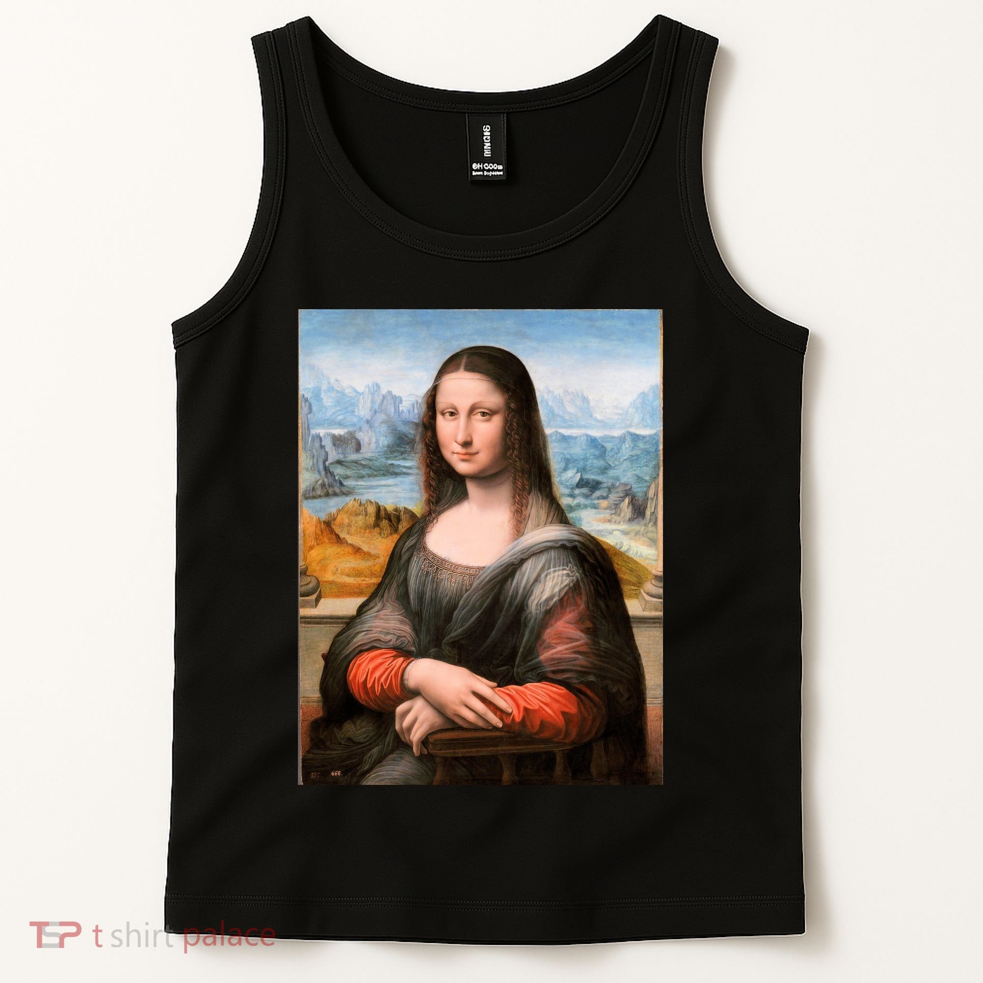 Vibrant Mona Lisa Tank Top