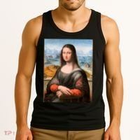 Vibrant Mona Lisa Tank Top thumb 3