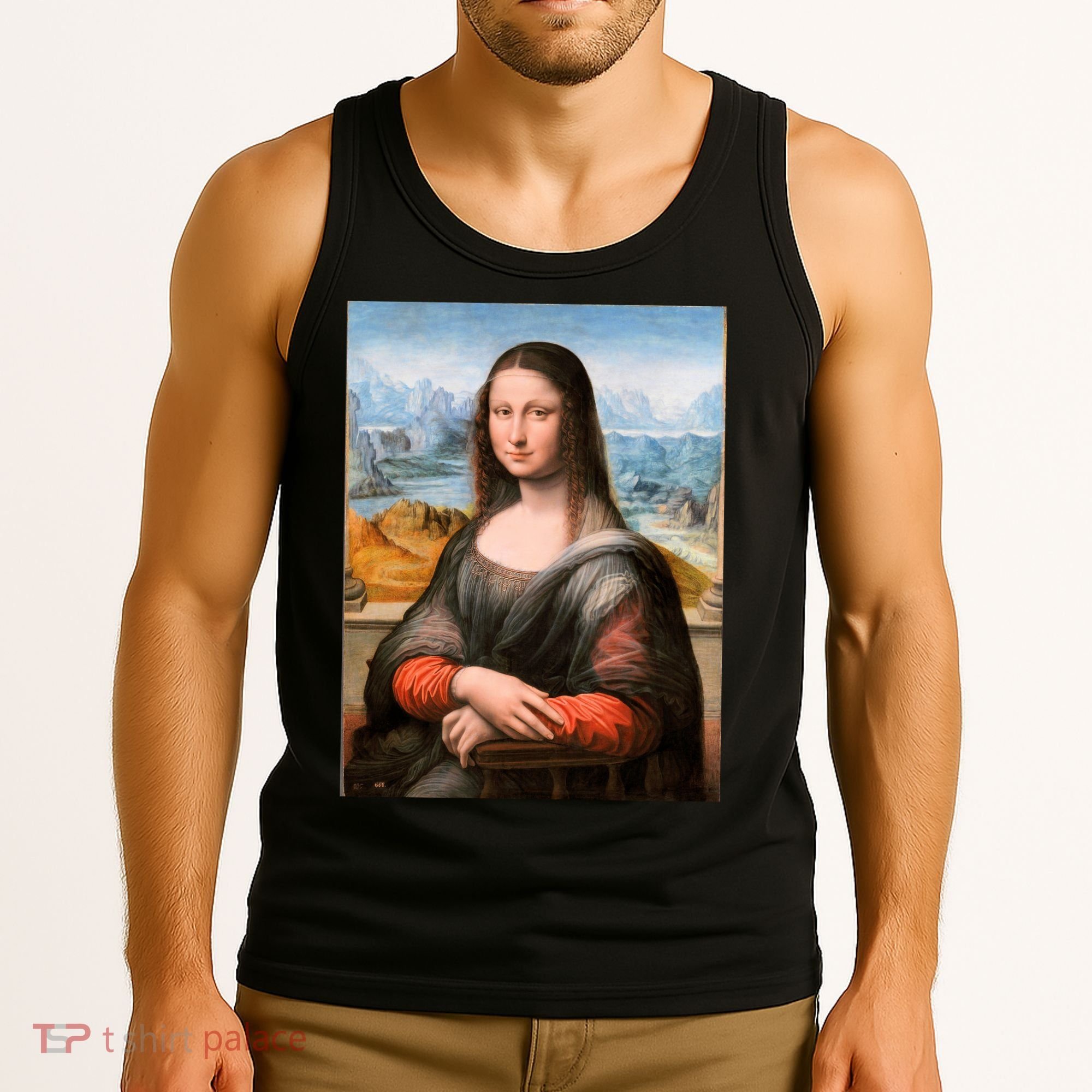 Vibrant Mona Lisa Tank Top