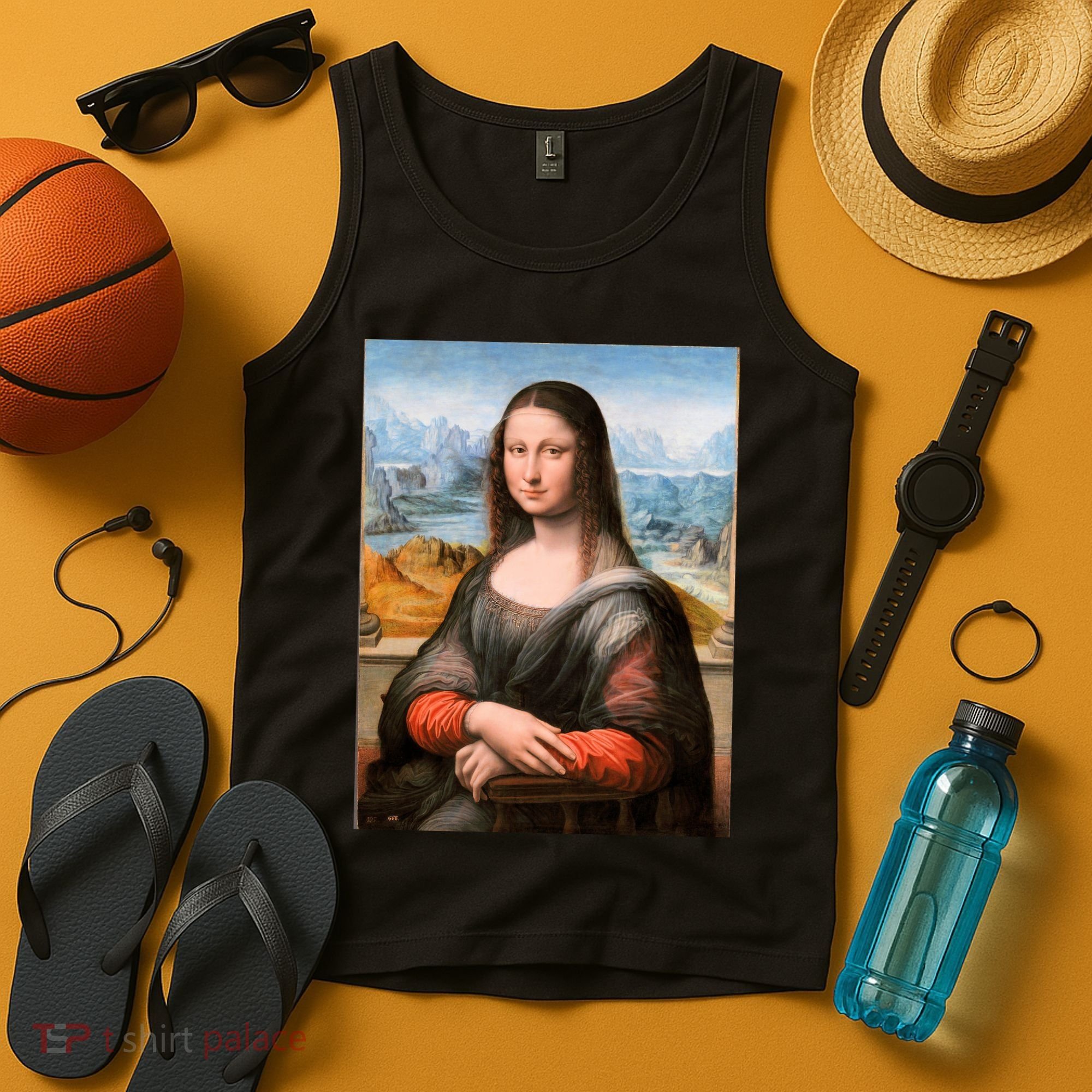 Vibrant Mona Lisa Tank Top