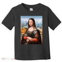 Vibrant Mona Lisa Toddler T-Shirt thumb 0