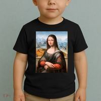 Vibrant Mona Lisa Toddler T-Shirt thumb 2