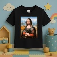 Vibrant Mona Lisa Toddler T-Shirt thumb 3