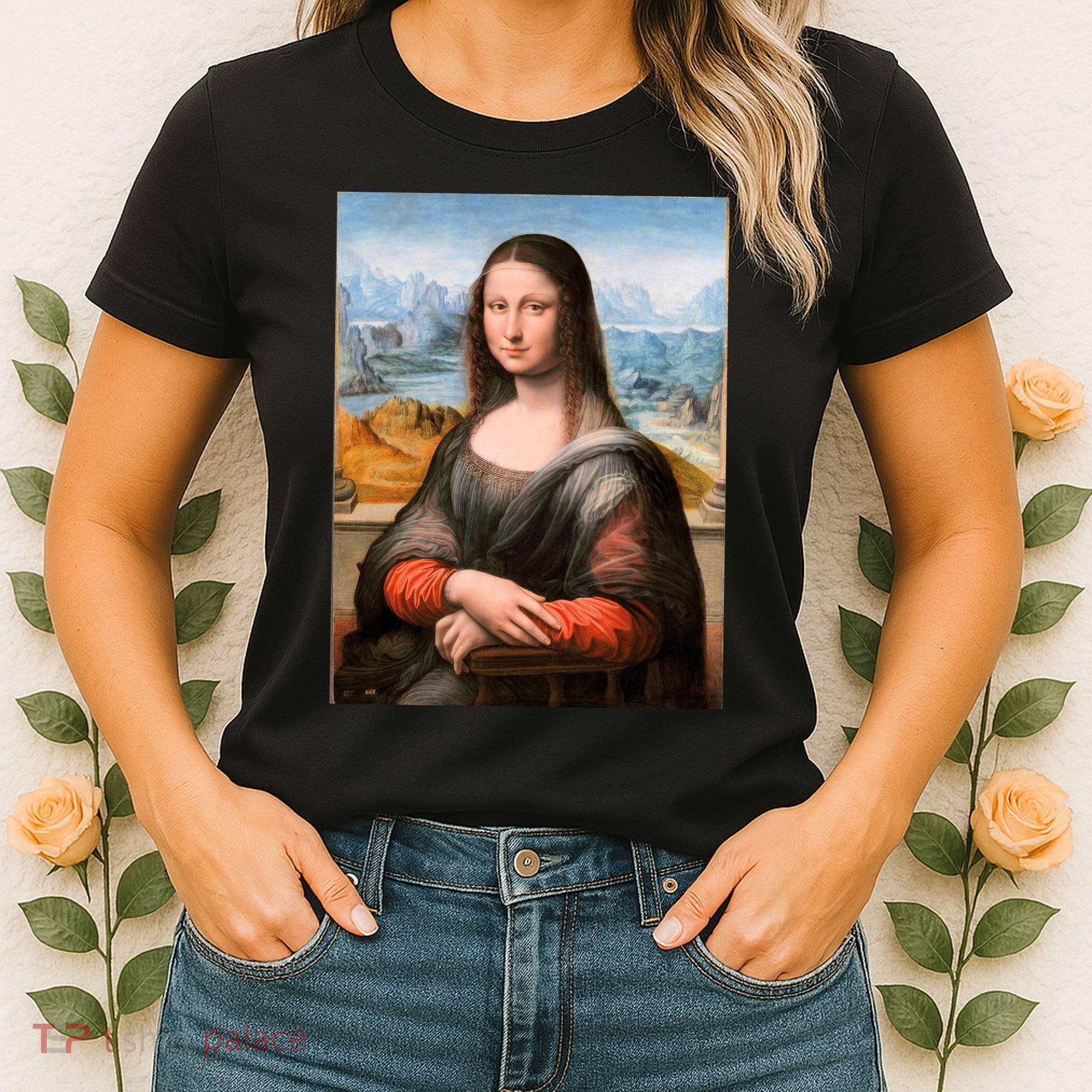 Vibrant Mona Lisa Women's T-Shirt