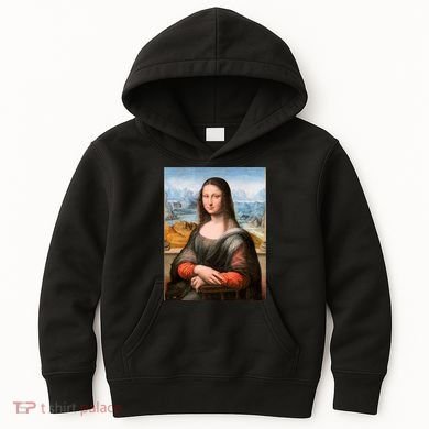 Vibrant Mona Lisa Kids Hoodie