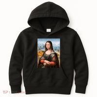Vibrant Mona Lisa Kids Hoodie thumb 0