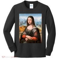 Vibrant Mona Lisa Kids Long Sleeve Shirt thumb 0
