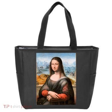 Vibrant Mona Lisa Tote Bag