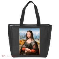 Vibrant Mona Lisa Tote Bag thumb 0