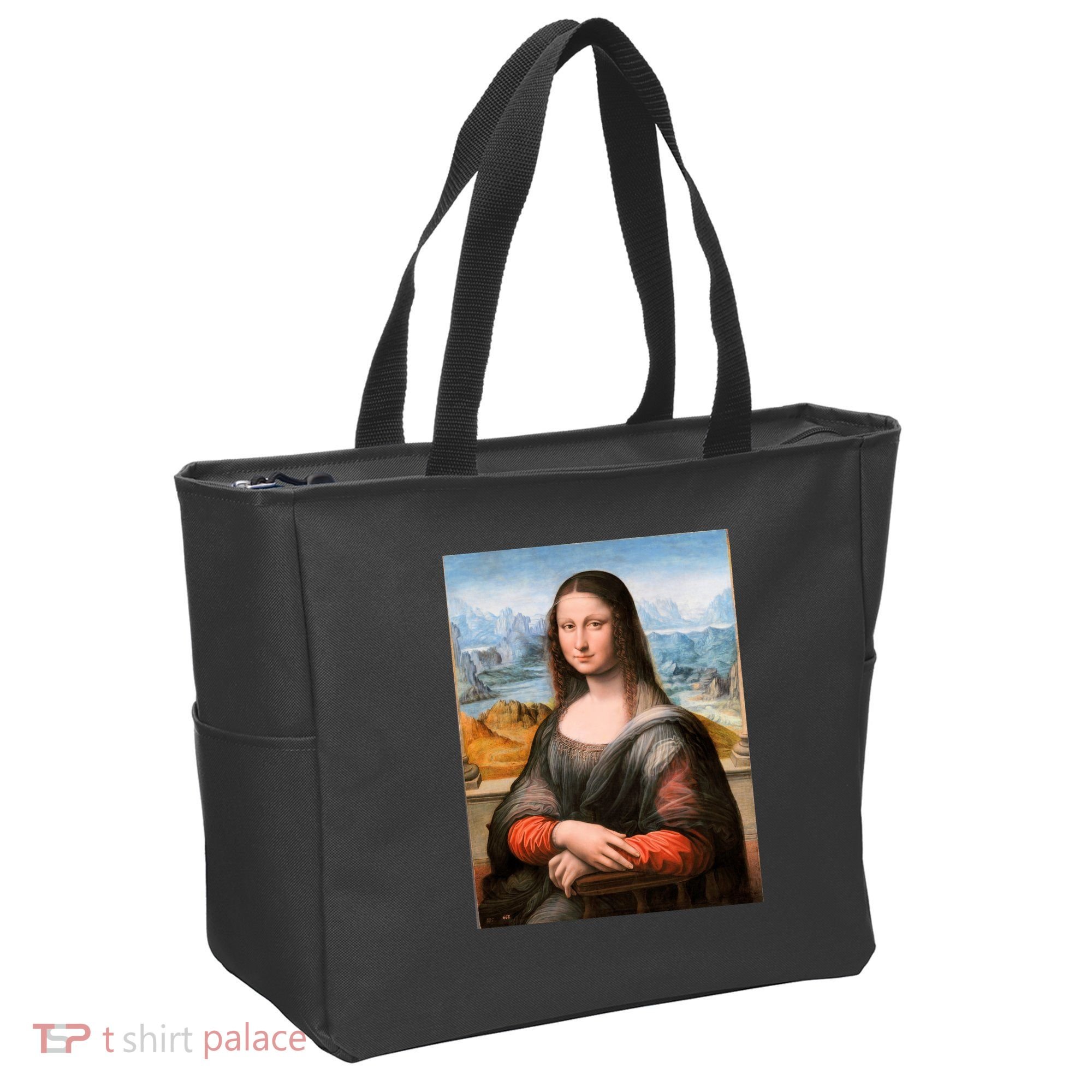 Vibrant Mona Lisa Tote Bag