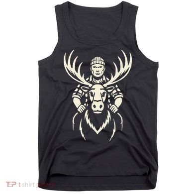 Vintage Moose Lumberjack Wilderness Adventure Tank Top