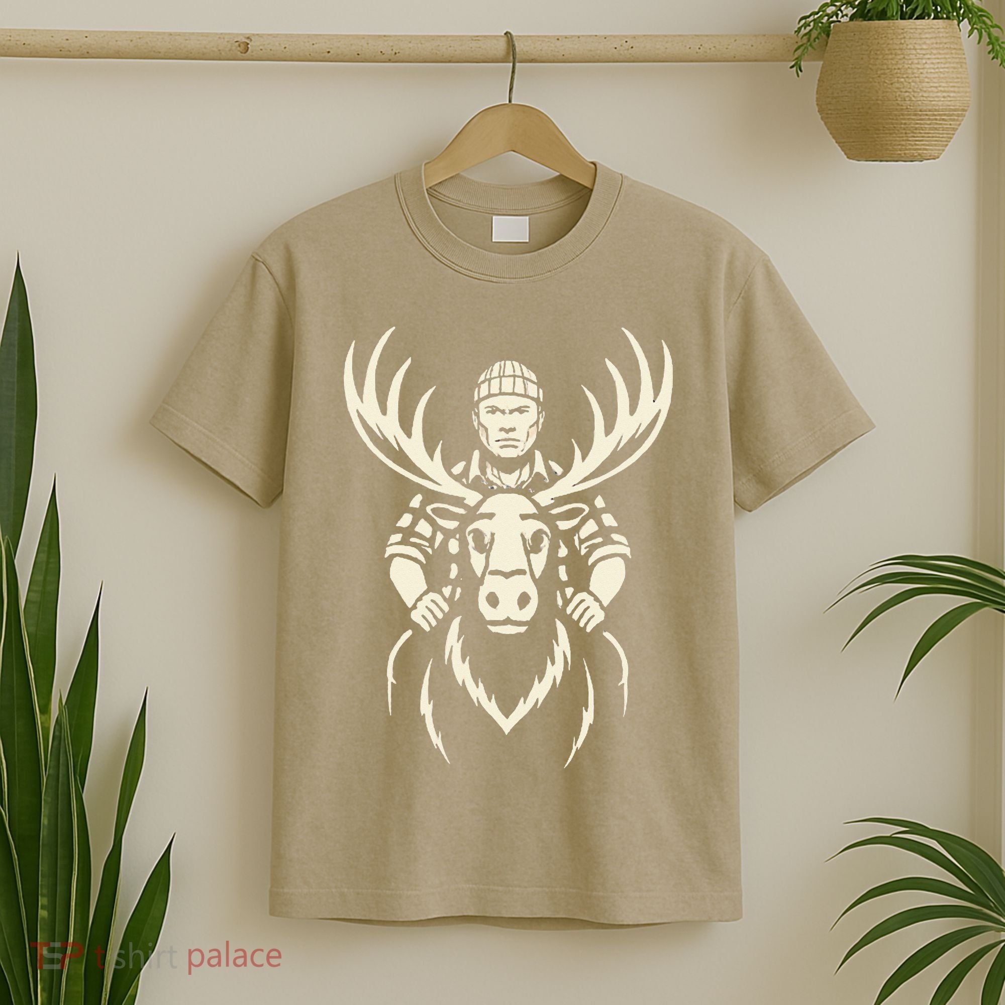 Vintage Moose Lumberjack Wilderness Adventure T-Shirt