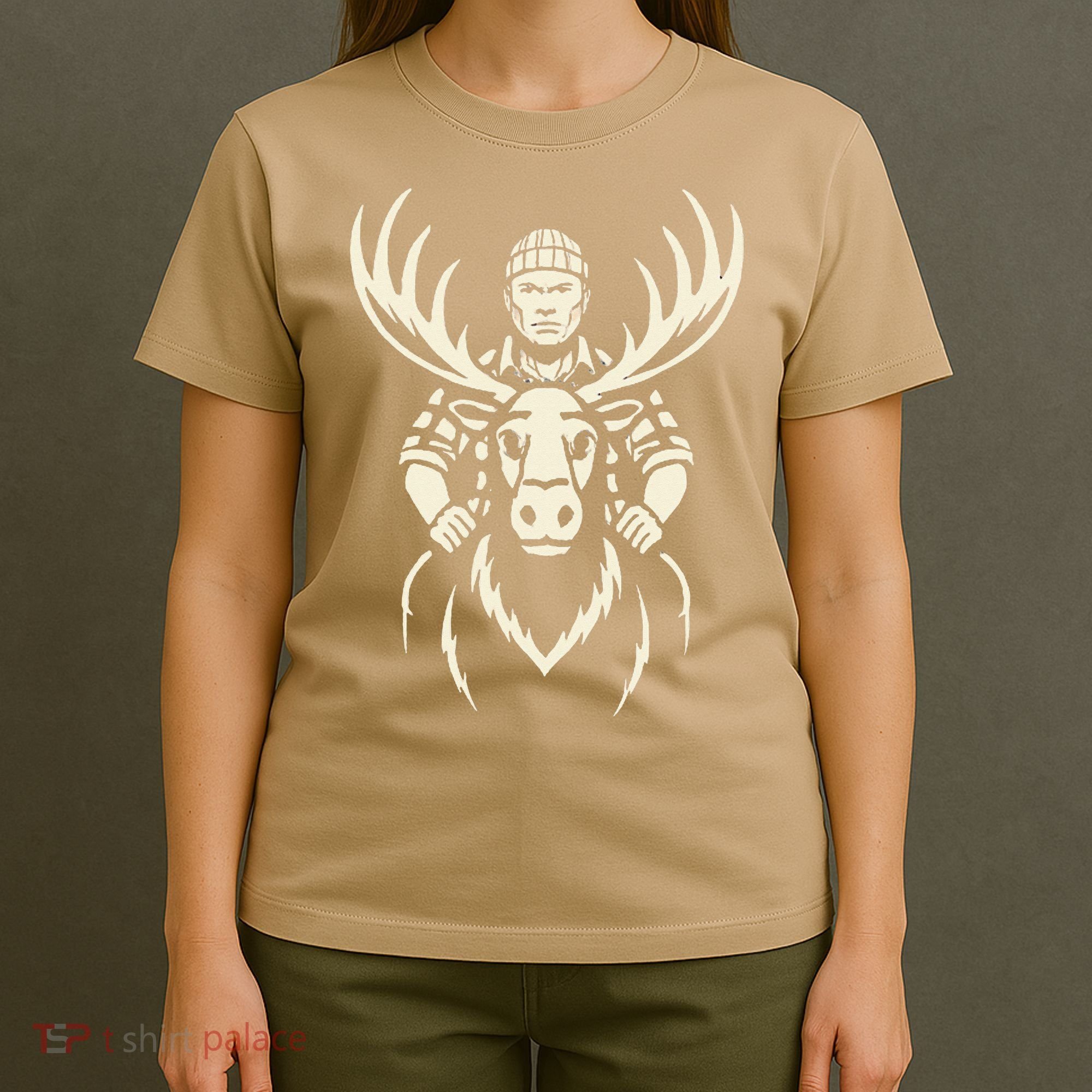 Vintage Moose Lumberjack Wilderness Adventure T-Shirt