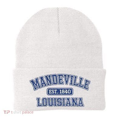 Vintage Mandeville Louisiana Established 1840 Beanie
