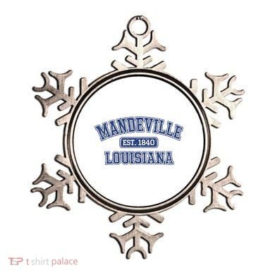 Vintage Mandeville Louisiana Established 1840 Ornament