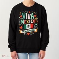 Viva Mexico La Independencia Fiesta Mexican Independence Day Gift Women's Sweatshirt thumb 0
