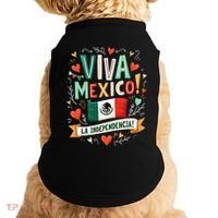 Viva Mexico La Independencia Fiesta Mexican Independence Day Gift Doggie Tank thumb 0