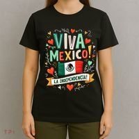 Viva Mexico La Independencia Fiesta Mexican Independence Day Gift T-Shirt thumb 4