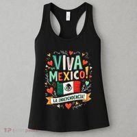 Viva Mexico La Independencia Fiesta Mexican Independence Day Gift Women's Tank Top thumb 3
