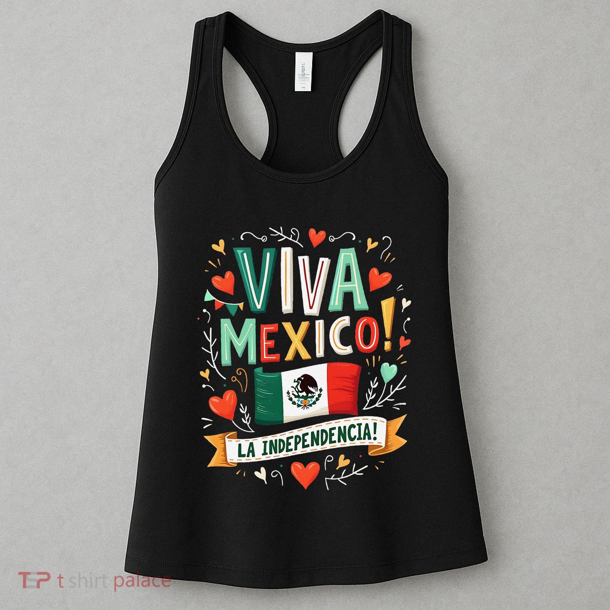 Viva Mexico La Independencia Fiesta Mexican Independence Day Gift Women's Tank Top