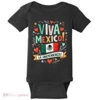 Viva Mexico La Independencia Fiesta Mexican Independence Day Gift Baby Bodysuit thumb 0