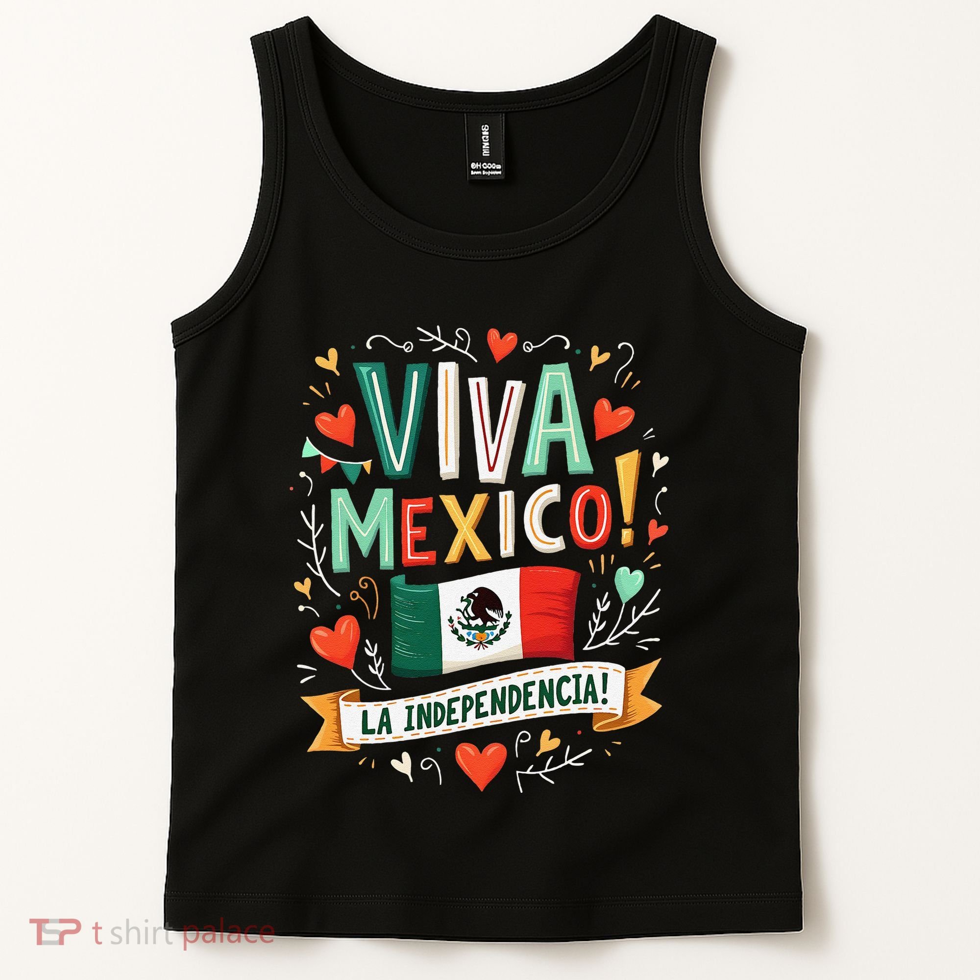 Viva Mexico La Independencia Fiesta Mexican Independence Day Gift Tank Top