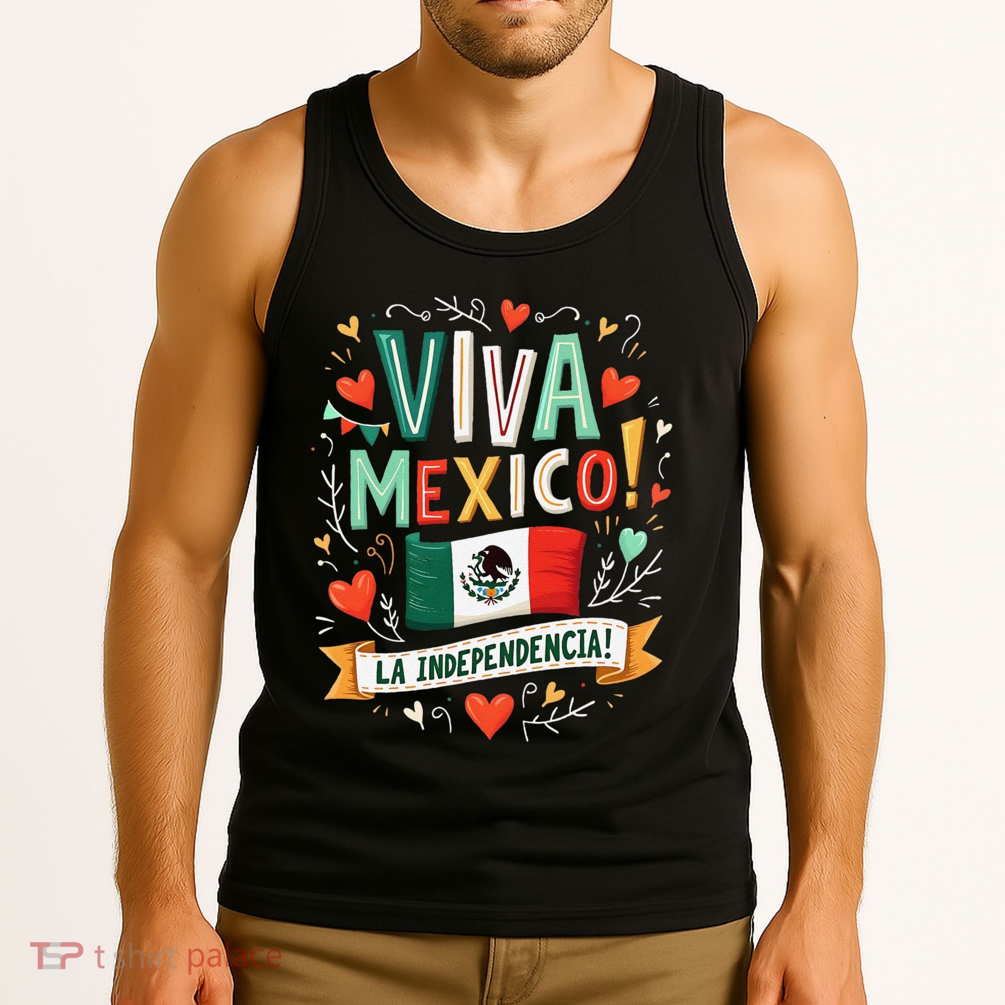 Viva Mexico La Independencia Fiesta Mexican Independence Day Gift Tank Top