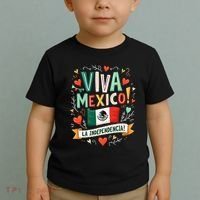 Viva Mexico La Independencia Fiesta Mexican Independence Day Gift Toddler T-Shirt thumb 2