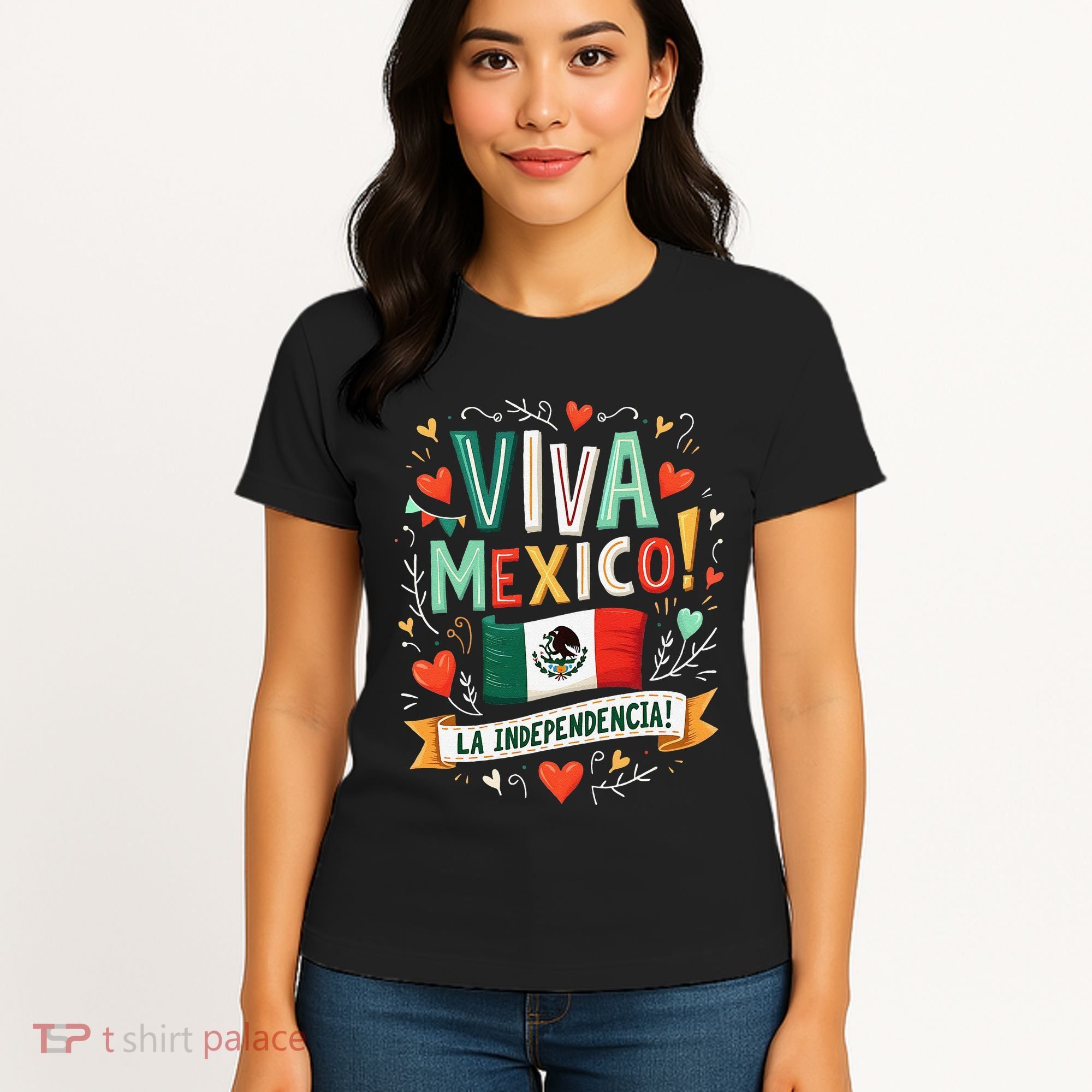 Viva Mexico La Independencia Fiesta Mexican Independence Day Gift Women's T-Shirt